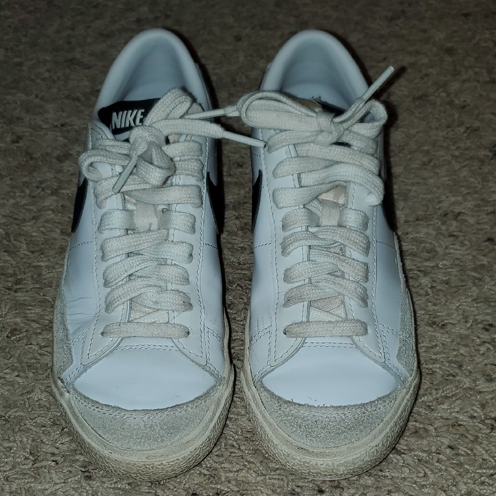 Nike Blazers White and Black Casual Sneakers